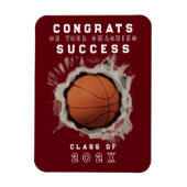 Basketball Congrats 2023 Magneet (Verticaal)