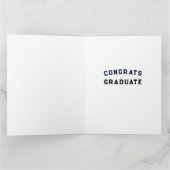 Basketball Congrats Good Luck Afstuderen Kaart (Binnen)