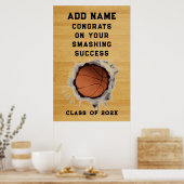 Basketball Congrats Poster (Keuken)