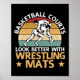 Basketball Cours zien er beter uit met warme ratte Poster