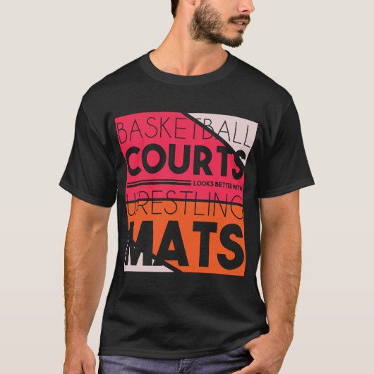 Basketball Cours zien er beter uit met warme ratte T-shirt (Voorkant)