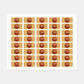 Basketball Court Ball Design Name Labels (Vel)