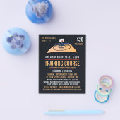 Basketball Court, Basketball Training Course Flyer (Enkel)