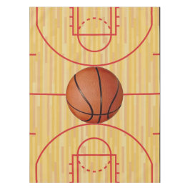 Basketball Court Design Tablecloth Tafelkleed