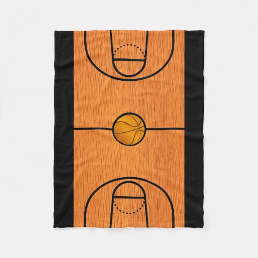 Basketball Court Fleece Blanket (Voorkant)