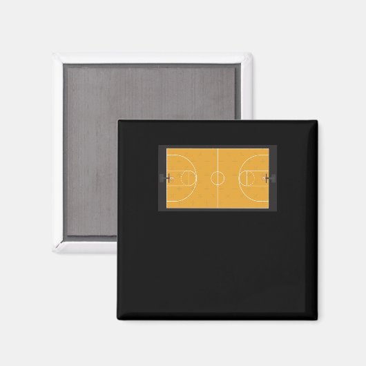 Basketball Court Magneet (Voorkant / Achterkant)