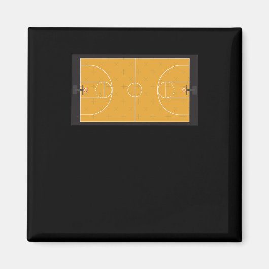Basketball Court Magneet (Voorkant)