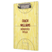 Basketball Court op maat Klembord (Links)