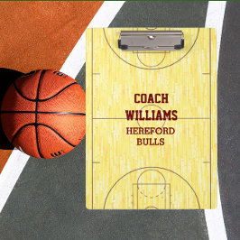 Basketball Court op maat Klembord