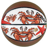 Basketball Crabby Starfish Beach House Boat Basketbal (Voorkant)