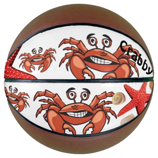 Basketball Crabby Starfish Beach House Boat Basketbal (Voorkant)