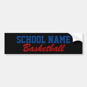 Basketball - Creëer je eigen schoolgeest Bumpersticker