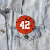 Basketball Custom High Definition Button Pin (In situ)
