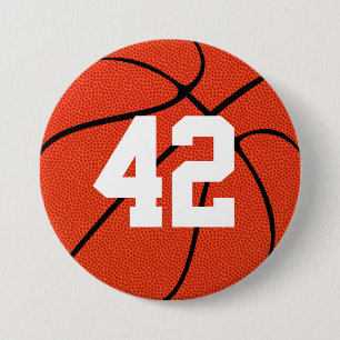 Basketball Custom High Definition Button Pin