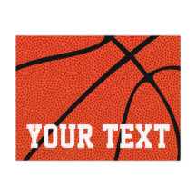 Basketball Custom Text of Player Name Sports Team