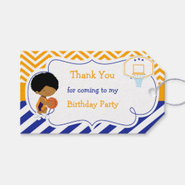 Basketball Cute African American Boy 'I went' Cadeaulabel