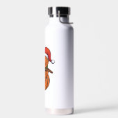 Basketball Dabbing Snowman Kerstmis Waterfles (Links)