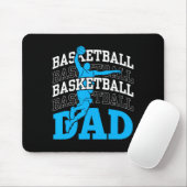 Basketball Dad Coach Team Match Player Father Dadd Muismat (Met muis)