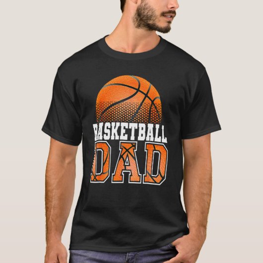 Basketball Dad Father s Day 2023 Dad Life Mens Gra T-shirt (Voorkant)