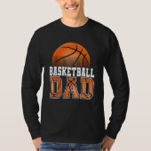 Basketball Dad Father s Day 2023 Dad Life Mens Gra T-shirt (Voorkant)