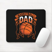 Basketball Dad Player Coach Match Team Father Dadd Muismat (Met muis)