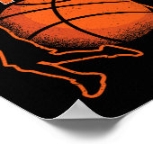 Basketball Dad Player Coach Match Team Father Dadd Poster (Hoek)