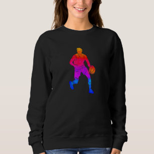 Basketball Dad Player Dunking Basketball Hoop Team Trui