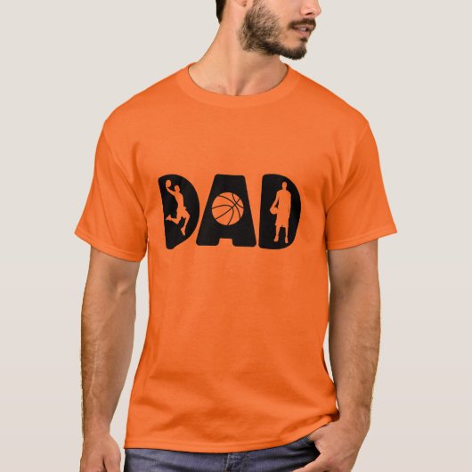Basketball Dad  T-shirt (Voorkant)
