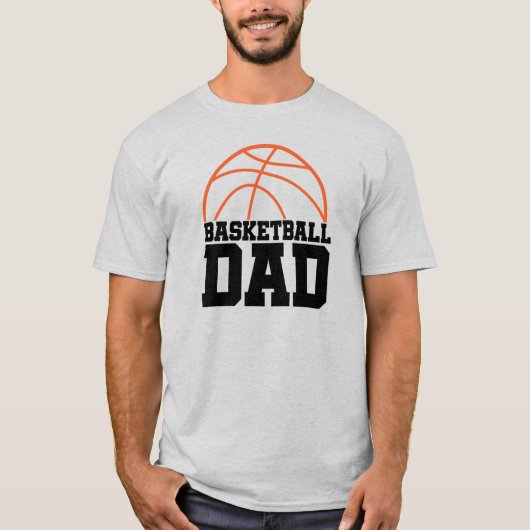 Basketball  Dad  T-shirt (Voorkant)