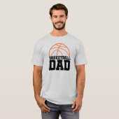 Basketball  Dad  T-shirt (Voorkant volledig)