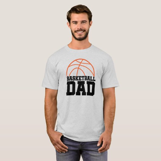 Basketball Dad T-shirt (Voorkant volledig)