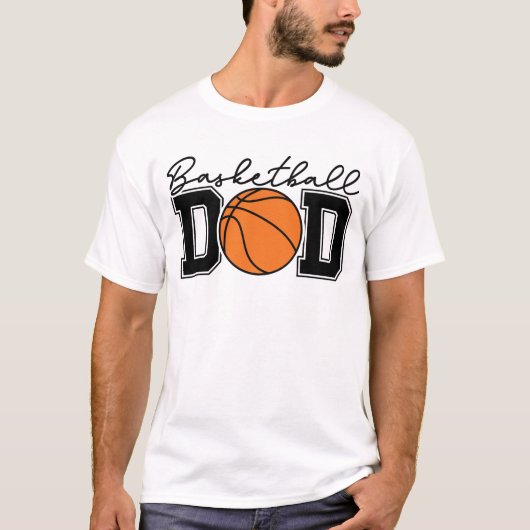 Basketball Dad Varsity Sports T-shirt (Voorkant)