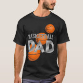Basketball DAD zwart t-shirt (Voorkant)