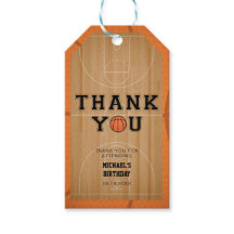 Basketball Dank je cadeau Labels