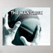 Basketball DE MAN CAVE Poster (Voorkant)