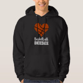Basketball Deedee Basketball Heart Grandma Dee Dee Hoodie (Voorkant)