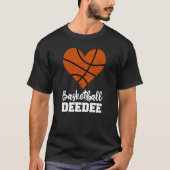 Basketball Deedee Basketball Heart Grandma Dee Dee T-shirt (Voorkant)