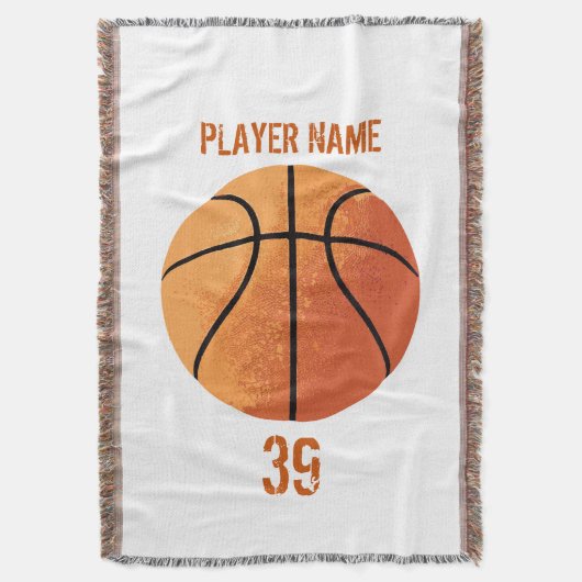 Basketball () deken (Voorkant Verticaal)