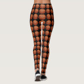 Basketball Design All-Over Print Leggings (Achterkant)