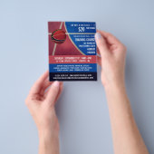 Basketball Design, Basketball Training Course Flyer (Hand)