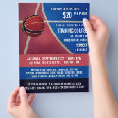 Basketball Design, Basketball Training Course Flyer (Hand)