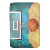 Basketball Design Bath Mat (Voorkant Verticaal)