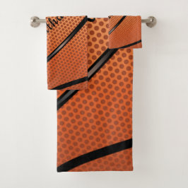 Basketball Design Bath Towel Set Bad Handdoek