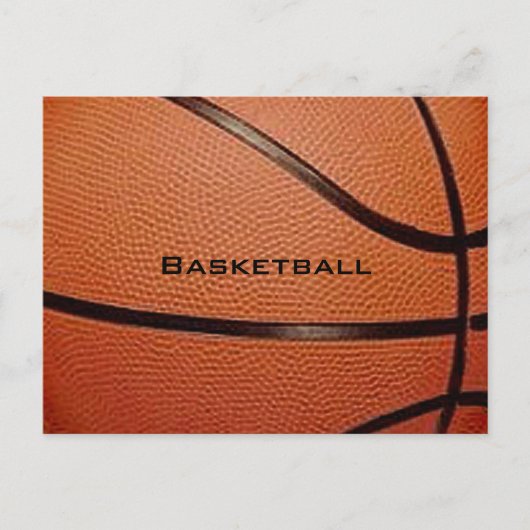 Basketball Design Briefkaart met 2015 Calendar Bac (Voorkant)