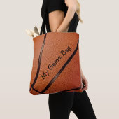 Basketball Design Canvas tas (Dichtbij)