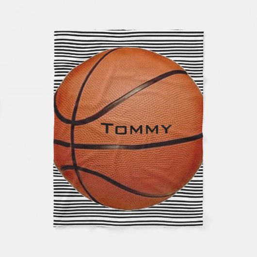 Basketball Design Fleece Blanket (Voorkant)