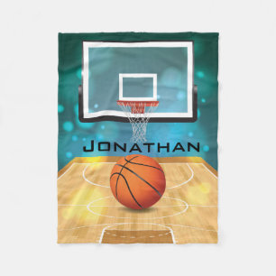 Basketball Design Fleece Blanket Deken