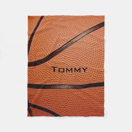 Basketball Design Fleece Blanket Deken (Voorkant)