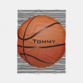 Basketball Design Fleece Blanket Deken (Voorkant)