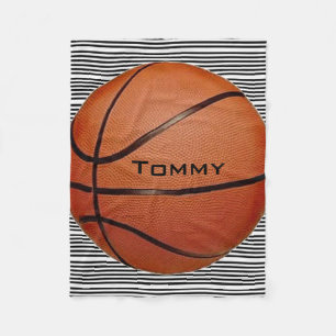 Basketball Design Fleece Blanket Deken